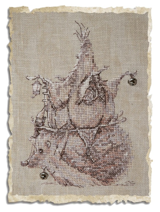 Набор для вышивания NIMUE арт.75-M014 K Le Herisson (Ёж) 11х15 см