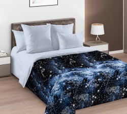 Ткань Перкаль 125 г/м 100% хлопок шир.235 см арт.D.661371П253 цв.серый рул.33м (±5м)
