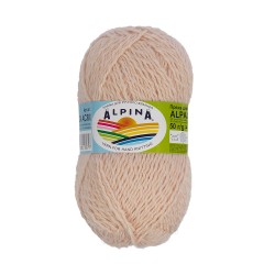Пряжа ALPINA ALPACA ACRO (44% мериносовая шерсть, 38% акрил, 18% альпака) 4х50г/150м цв.09 розово-бежевый