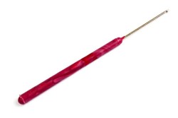 Крючки для вязания арт.ВОС С-69 1,6мм сталь цв.никель с пласт.ручкой уп.10шт