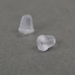 Зажим для сережек MAGIC 4 HOBBY арт.MH.111949 цв. прозрачный уп.500 шт