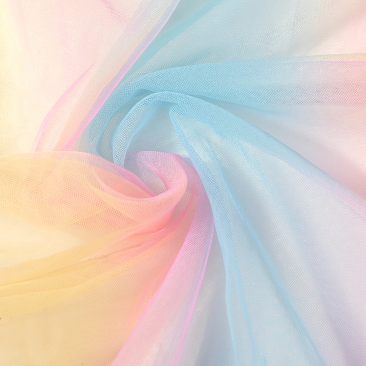 Фатин радужный арт.Y788 шир.150см 100% полиэстер многоцветный рул.15-28м