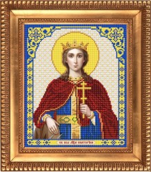 Рисунок на ткани бисером БЛАГОВЕСТ арт.И-4103 Св.Великомученица Екатерина 20х25 см