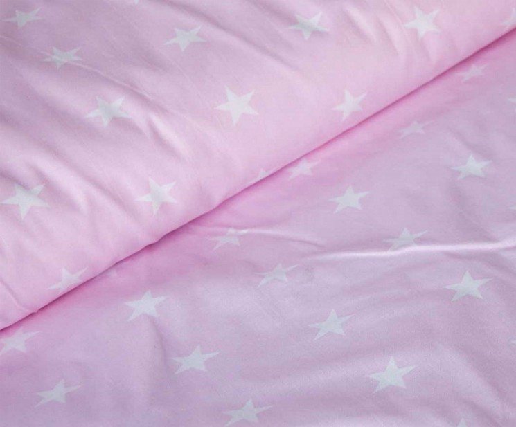 Ткань хлопок Звездочки-1700, 125г/м , 100% хлопок, шир.150см, цв.02 розовый уп.3м