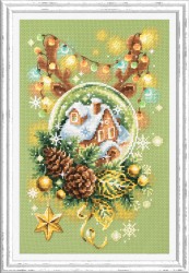 Набор для вышивания ЧУДЕСНАЯ ИГЛА арт.100-245 Светлое рождество 17x27 см
