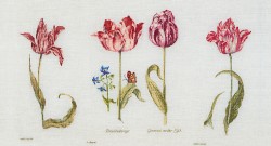 Набор для вышивания THEA GOUVERNEUR арт.786 Тюльпаны Джейкоба Маррель и Джудит Лейстер, 16-й век 72х42 см