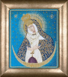 Набор для вышивания THEA GOUVERNEUR арт.530A Остробрамская икона Божией Матери 25х30 см