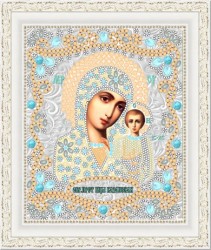 Рисунок на ткани (Бисер) КОНЁК арт. 7116 Богородица Казанская 15х18 см