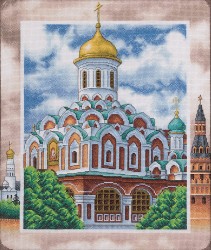 Набор для вышивания PANNA арт. CM-1703 Казанский собор на Красной площади 33х40 см
