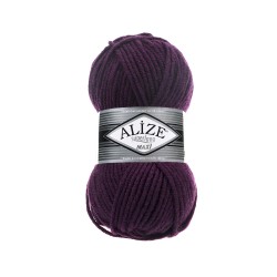 Пряжа для вязания Ализе Superlana maxi (25% шерсть, 75% акрил) 5х100г/100м цв.111 фиолетовый