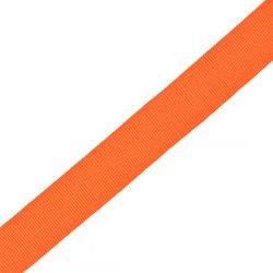 Тесьма TBY в рубчик (шляпная) арт. TGS20006S шир.20мм цв.оранжевый уп.50м