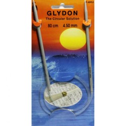 48953 PONY GLYDON Спицы круговые 4,50 мм/80 см, пластик