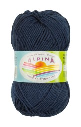 Пряжа ALPINA MISTY (70% хлопок, 30% шерсть) 10х50 г/105м цв.05 синий