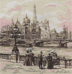 Набор для вышивания PANNA арт. GM-1571 Париж. На мосту Александра III 23х25 см