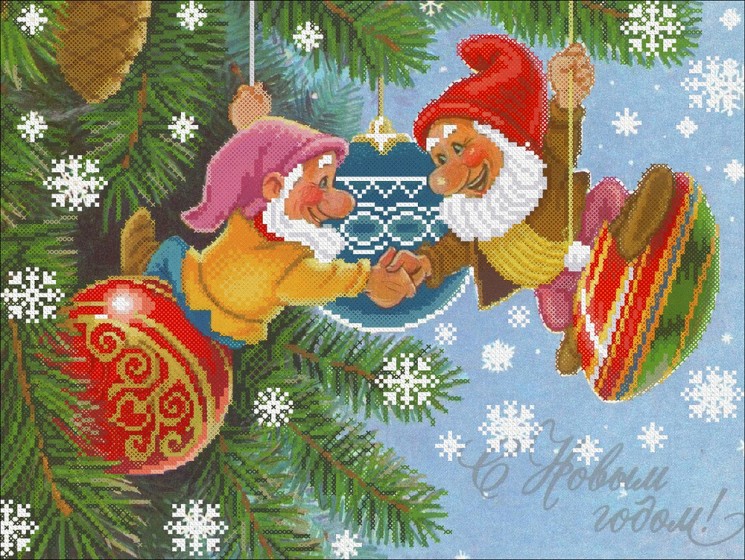 Рисунок на ткани КОНЁК арт. 1473 Открытка 6 30х40 см