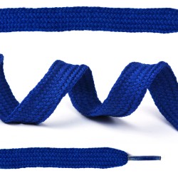 Шнурки TBY плоские 08мм арт.SLF024 цв.синий длина 130 см уп.10шт