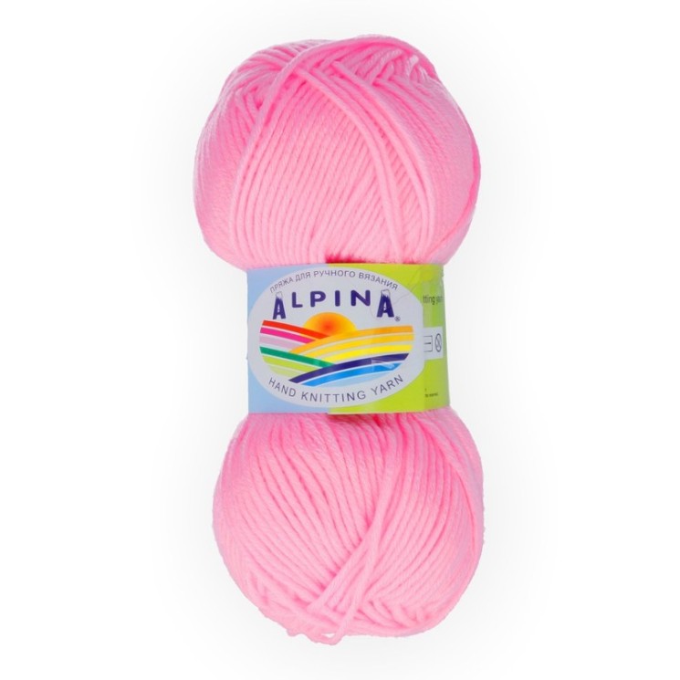 Пряжа ALPINA TOMMY (100% микнес) 10х50г/138м цв.012 св. розовый