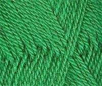 Пряжа для вязания ТРО "Подмосковная" (50% шерсть, 50% акрил) 10х100г/250м цв.0723 яркая зелень