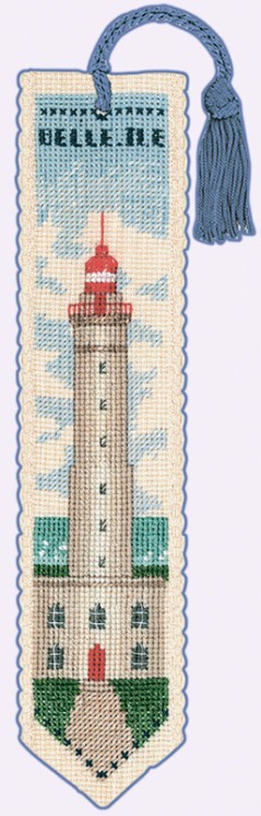 Набор для вышивания Le Bonheur des Dames арт.4520 Закладка Belle (Маяк Бель Иль) 5х20 см