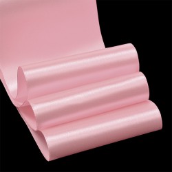 Лента атласная 3" (75мм) цв.3077 св.розовый IDEAL уп.27,4 м