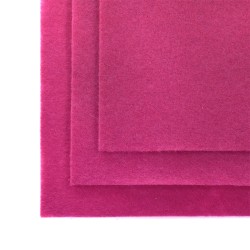 Фетр листовой полужесткий IDEAL 1мм 20х30см арт.FLT-HS1 уп.10 листов цв.011 яр.розовый