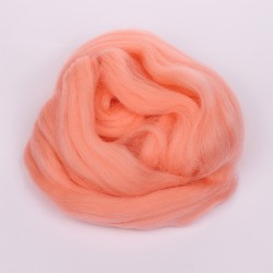 Шерсть для валяния ПЕХОРКА полутонкая шерсть (100%шерсть) 50г цв.265 розовый персик