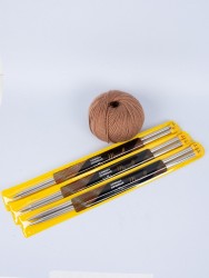 Набор прямых спиц для вязания Maxwell Gold 35 см (7.0 мм/8.0 мм/ 9.0 мм)