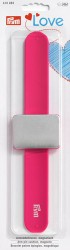 610283 PRYM "Prym Love" - Иголница на руку, магнитная (браслет 240х29мм, магнит 40х55мм), силикон/сталь, ярко-розовый