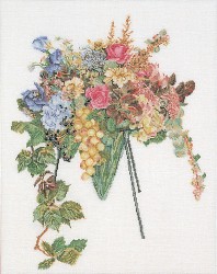 Набор для вышивания THEA GOUVERNEUR арт.2051 Цветочный каскад 37х47 см