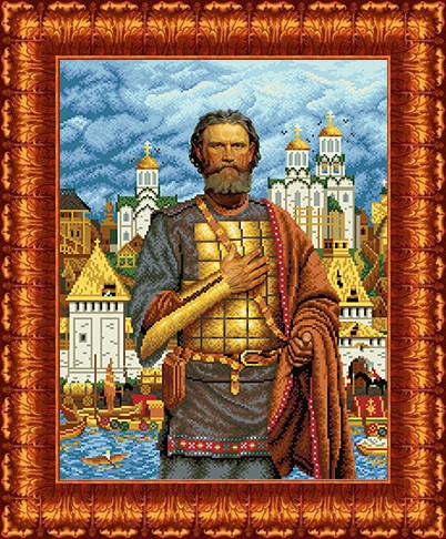 Рисунок на ткани КАРОЛИНКА арт. КБЛ-2002 Князь Дмитрий Донской 36,2х46,2 см
