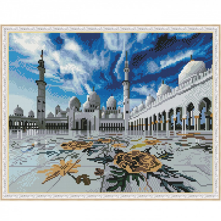 Картины мозаикой Molly арт.KM0874 Мечеть шейха Зайда (31 Цвет) 40х50 см