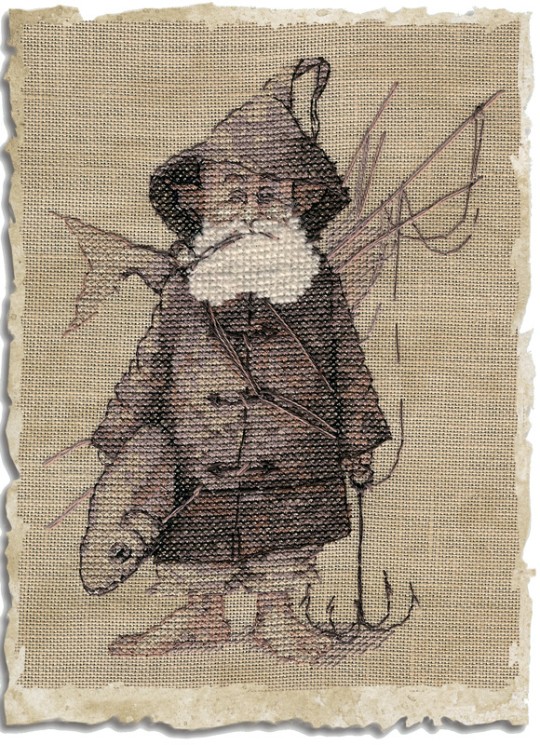 Набор для вышивания NIMUE арт.54-A031 K Le Pecheur (Рыбак) 10,5х15 см