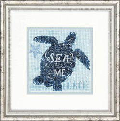 Набор для вышивания DIMENSIONS арт.DMS-70-65220 Морская черепаха 15х15 см