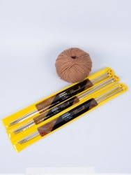 Набор прямых спиц для вязания Maxwell Gold 35 см (5.0 мм/5.5 мм/ 6.0 мм)