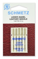 Иглы для кожи Schmetz 130/705H LL № 120, уп.5 игл