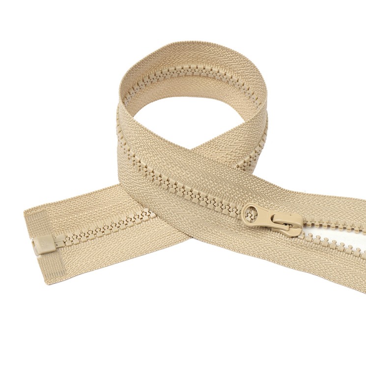 Молния MaxZipper трактор №5 1 замок, 45см, цв.F308 бежевый