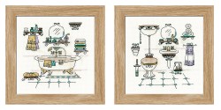 Набор для вышивания РИОЛИС арт.1737 Интерьер ванной комнаты 15х15 см