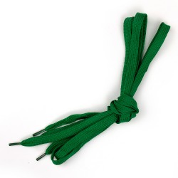 Шнурки TBY плоские 08мм арт.SLF063 цв.зеленый длина 130 см уп.10шт