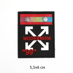 Аппликации пришивные арт.TBY.2388 Modernism 5,5х6см, черный уп.10 шт