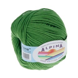 Пряжа ALPINA RENE (100% мерсеризованный хлопок) 10х50 г/105м цв.156 зеленый