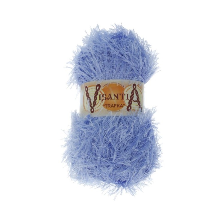 Пряжа VISANTIA TRAFKA (100% полиэстер) 5х100г/150 м цв.0067 голубой