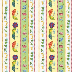 Ткань для пэчворка PEPPY 4645 Puddle Jumpers Panel 145 г/м  100% хлопок цв.26282 MUL1 уп.60х110 см
