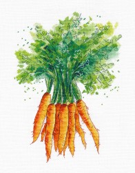 Набор для вышивания ОВЕН арт. 1486 Морковь 20х29 см