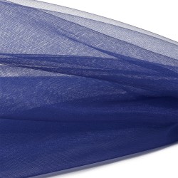 Фатин Кристалл средней жесткости блестящий арт.K.TRM шир.300см, 100% полиэстер цв. 113 К уп.50м - синий