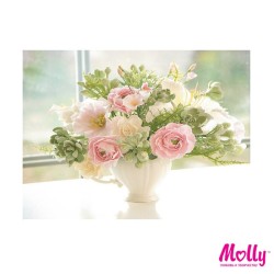 Картины по номерам Molly арт.KH0243 Букет невесты (15 Цветов) 15х20 см