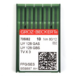 705062 Groz-Beckert Игла для ПШМ UY128GAS/UY128GBS FFG №80 уп.10 шт