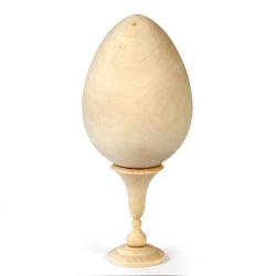 Заготовка деревянная арт.ГМ "Яйцо" с подставкой 120мм