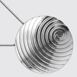 Магнитные клипсы для штор "Спираль" с тросом (30 см) цвет №1