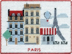 Набор для вышивания ОВЕН арт. 1065 Столицы мира. Париж 9х7 см упак (1 шт)