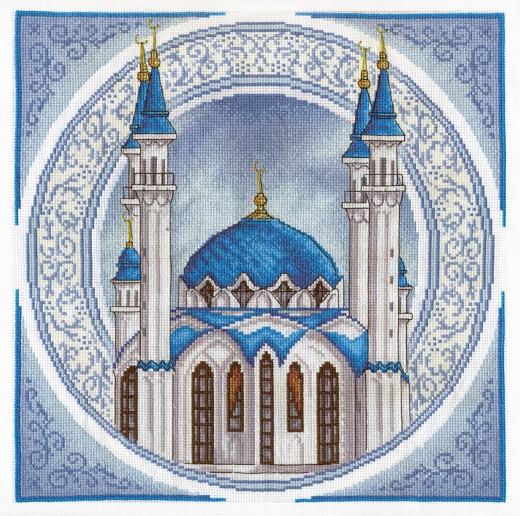 Набор для вышивания PANNA арт. AS-1384 Мечеть Кул Шариф 32,5х32,5 см